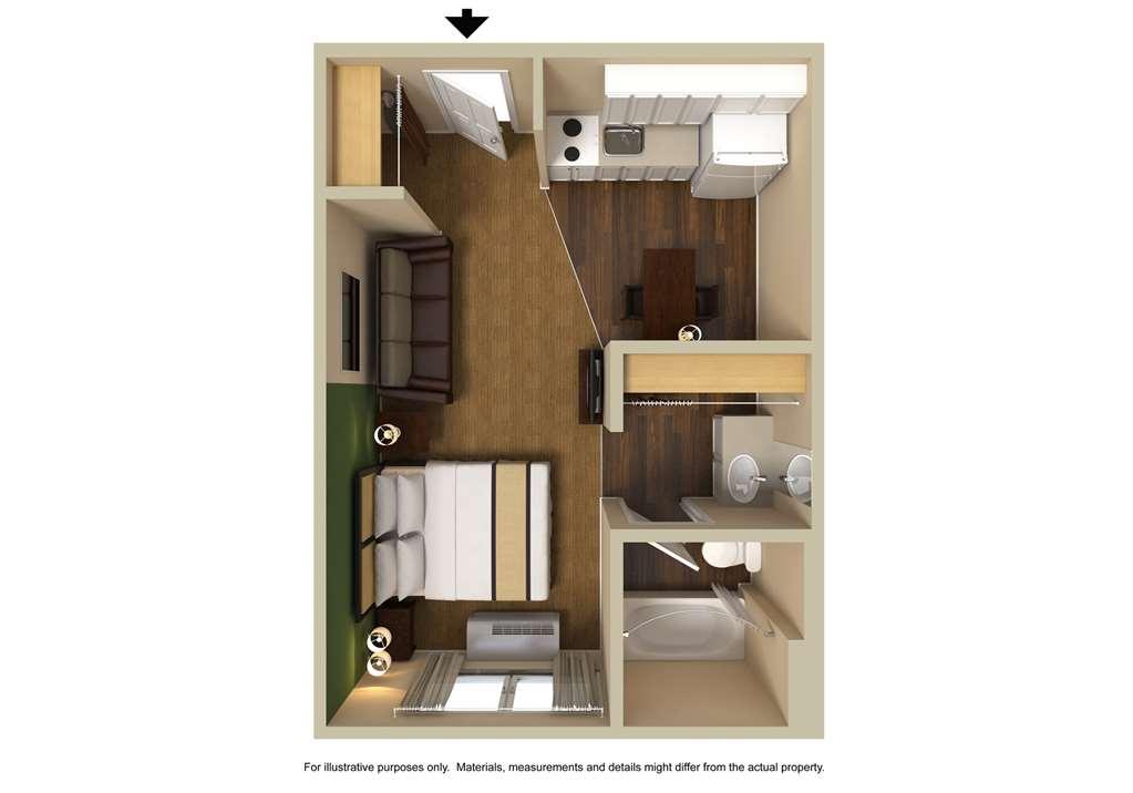 Extended Stay America Suites - Austin - Northwest Arboretum - The Domain Chambre photo