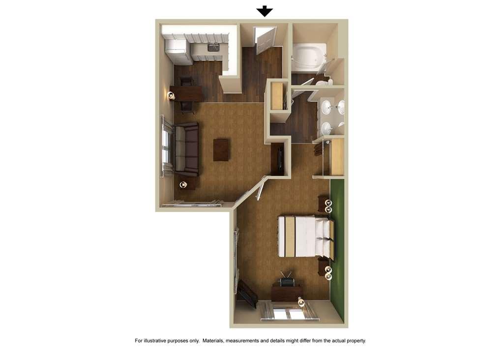Extended Stay America Suites - Austin - Northwest Arboretum - The Domain Chambre photo